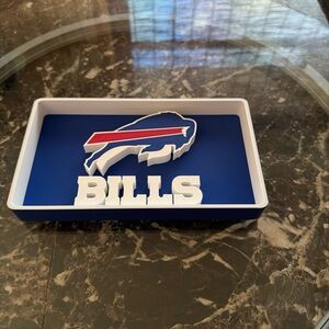 3D Printed Buffalo Bills Tray / Organizer – Football Fan Desk & Home Decor